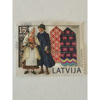 Традиционная латвийская зимняя одежда - Варежки