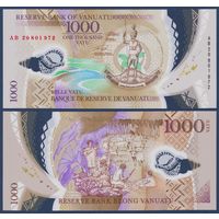 Вануату, 1000 вату 2020 г., P-13 (AD, полимер, меланезийский вождь, фермеры), UNC