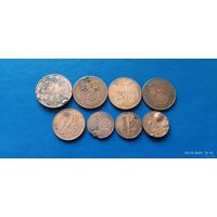 Брак (лот бракованных монет) 2009 года Беларусь  (Состояние на фото)