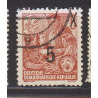 Пятилетний план ГДР 1954 год лот 6 С НАДПЕЧАТКОЙ