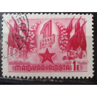 Венгрия 1955 1 мая, флаги