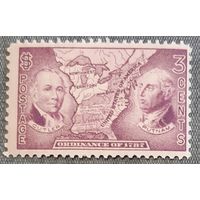 1937 год - 150-летие Закона о Северо-Западной территории  США