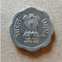 Индия 10 пайс, 1989 год,  Отметка МД Бомбей (ромб), KM# 39  ю