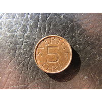 Швеция. 5 эре. 1982. С 20 копеек. Распродажа коллекции. Смотрите другие лоты.