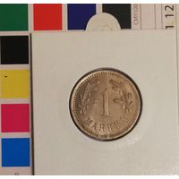 Финляндия 1 марка  1921H в холдере