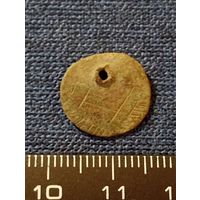 Старинная подвеска с монисто с рисунком