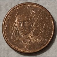 Франция 1 евроцент, 2008 (14-11-74)