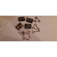 Ключи и замки мебельные. СССР.