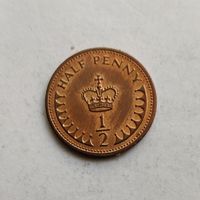 Великобритания 1/2 пенни 1982 г.
