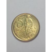 Эфиопия 5 сантимов 2008  года .