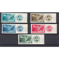 Космос. Спутник связи. Того. 1965. 5 марок б/з. Michel N 457-461 (80,0 е)