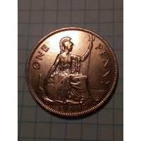 1 пенни Великобритания 1948 год.