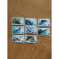 Польша серия марок 1970 г. Рыбы.