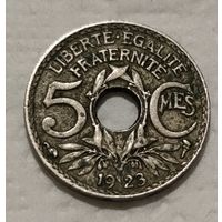 Франция 5 сантимов, 1923 (2-10-147)