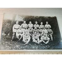Почтовая карточка, фотография с изображением группы солдат, ПМВ.