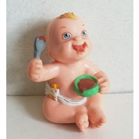 Коллекционная Кукла, Пупс 1991 г. Galoob Magic Diaper Baby, Винтаж, Клеймо 17.