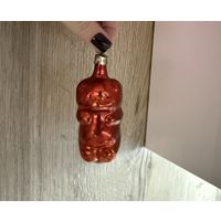 Елочная игрушка медведь СССР К.6