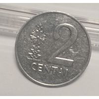 Литва. 2 цента 1991