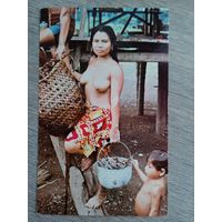 Этнография. Панама. Индейская женщина племени ваунана