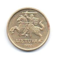 ЛИТОВСКАЯ РЕСПУБЛИКА. 20 ЦЕНТОВ 1997. ПАГОНЯ.