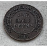 Австралия пол-пенни 1922 Георг V (2)