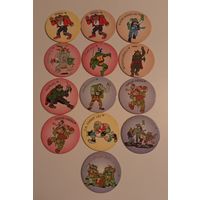 Фишки Ninja Tortues (Черепашки Ниндзя) #1, 4, 14, 18, 48, 54, 68, 87, 92, 93, 111, 122, 142