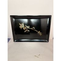 Винтажный поднос Вьетнам клеймо