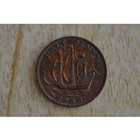 Великобритания 1/2 пенни 1958