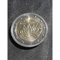 Литва 2 евро 2023 Вместе с Украиной