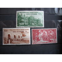 Франц. колония Берег Слоновой Кости. Фонд помощи детям, полная серия. 1942 г. Авиа, металлография.2 фото. см. условие.
