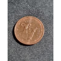 Кипр 2 евроцента 2010 Unc