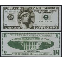 Сувенир США US_ свобода и капитолия 1.000.000 долларов 2001 год B03231125A (na07 ТОРГ/ВАША ЦЕНА