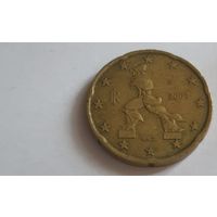 Италия 2002 20 евроцентов