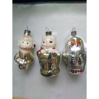 Лот ёлочных игрушек на реставрацию.