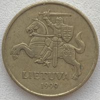 Литва 20 центов 1999 г.