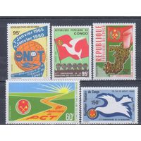 [1051] Конго (Браззавиль). 5 чистых марок. МН