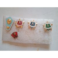 Значки на винтах без закруток