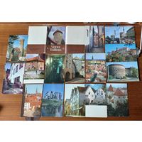 Набор паштовак "Стары Талін". 15 шт. 1972 Фота Б. Мурда Набор открыток "Старый Талинн"