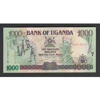 Уганда 1000 шиллингов 2003 года. Тип Р-39. Состояние UNC