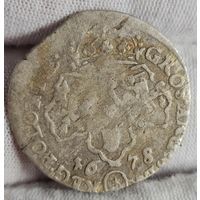 6 грошей шестак 1678 года Речь Посполитая Ян III Собеский