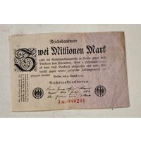 1923 год Германия 2 000 000 марок