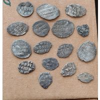 Лот чешуи, серебро.