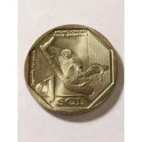 Перу 1 соль "Желтохвостая шерстяная обезьяна" 2019