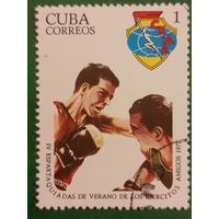 Куба 1977. Спорт. Бокс. Марка из серии