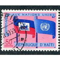 Гаити. Членство в ООН. Флаги