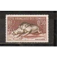 ФФ2 Французская Сомали 1958 Фауна