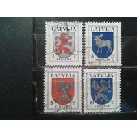 Латвия, 1994. Стандарт. Гербы городов, полная серия