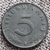 5 рейхспфеннигов 1943 В