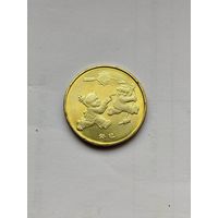 1 юань Китай. Год змеи.