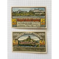 Нотгельд 25-50 пфеннигов Германия Сегеберг-0101